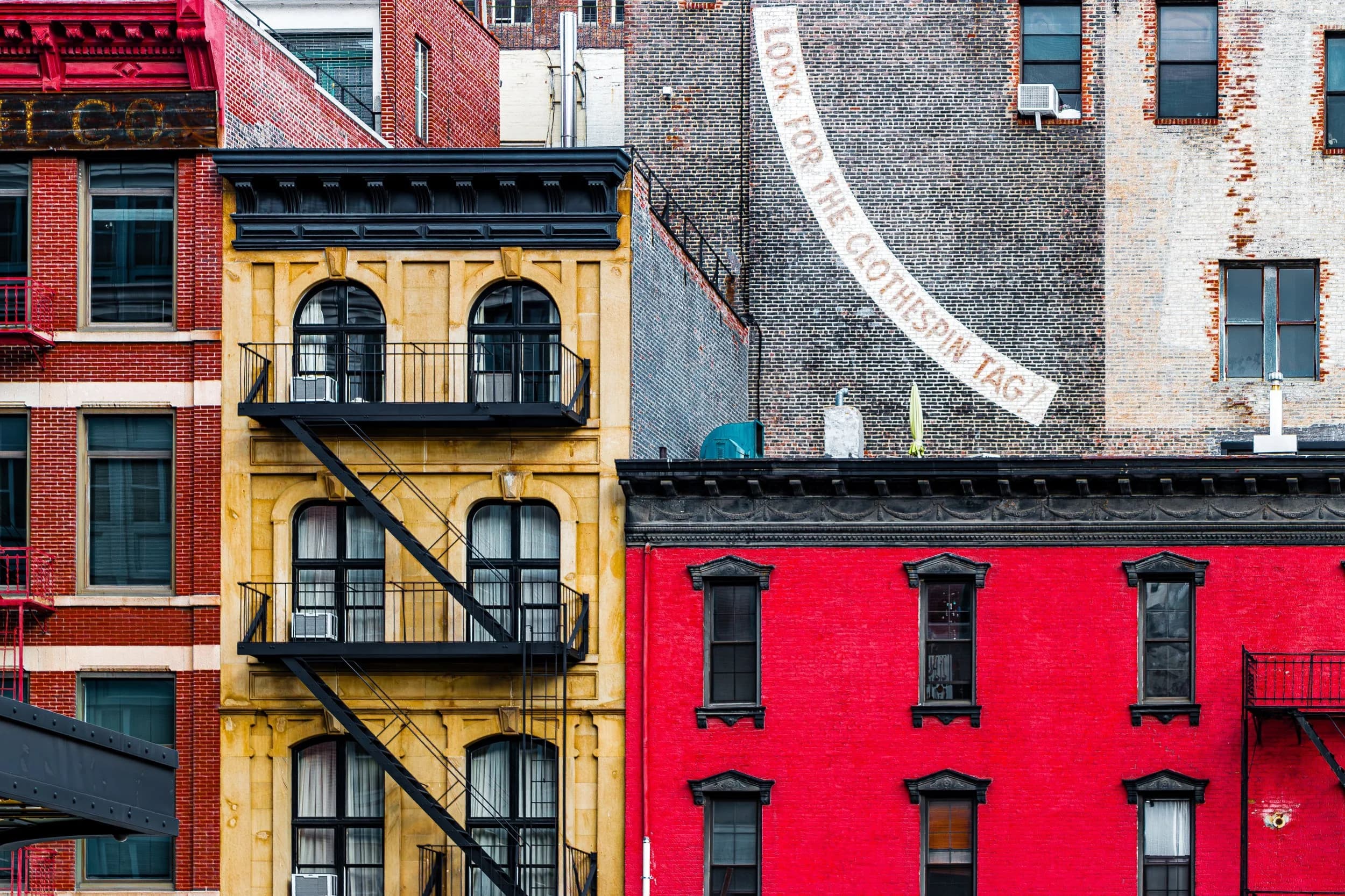 The architectural fabric of Tribeca, NYC